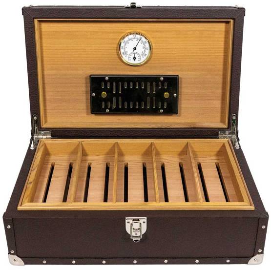 Leder Zigarren Humidor-Box